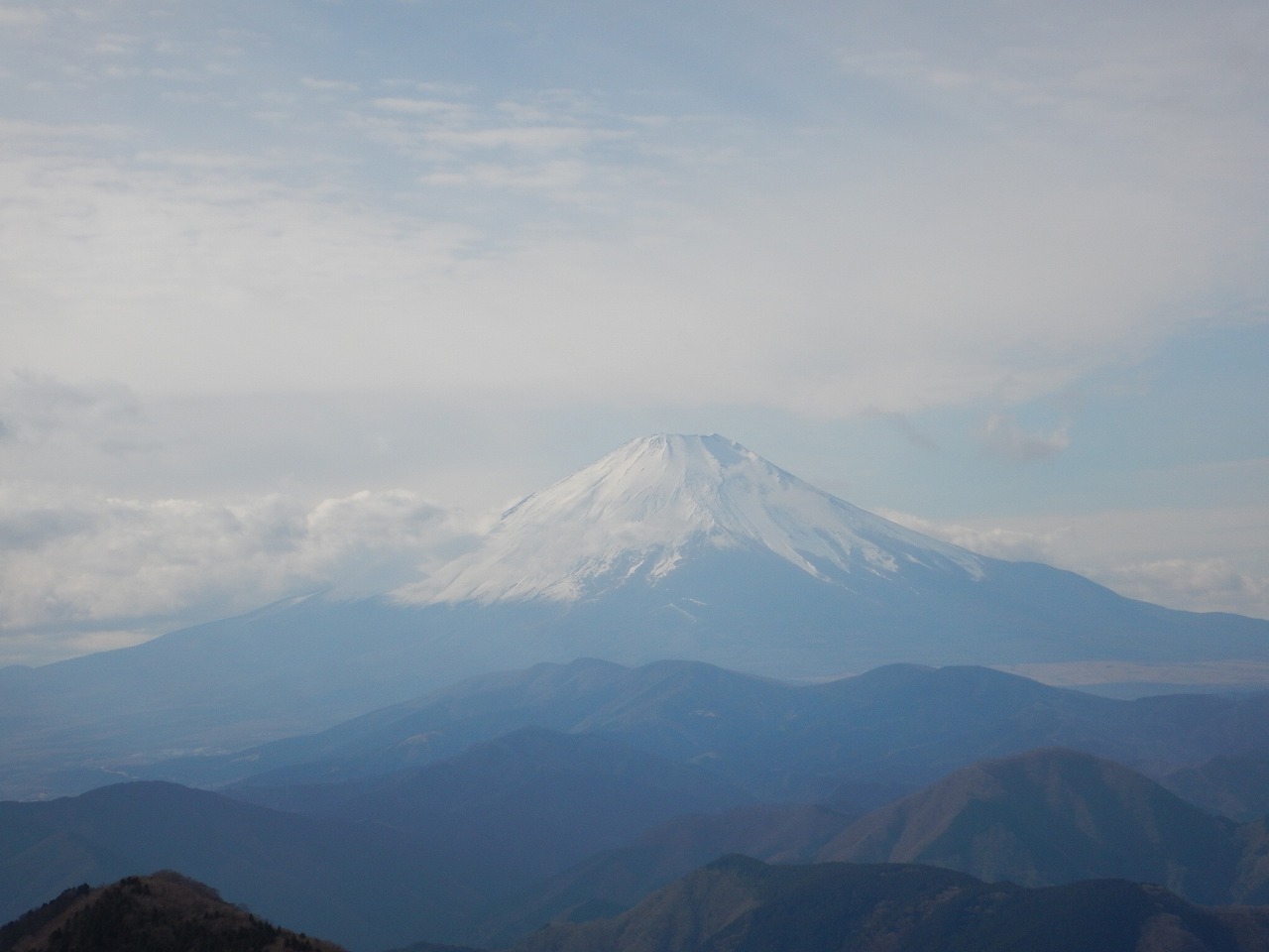 初日の富士山